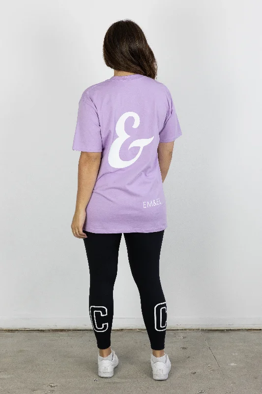 Men's Shirts with Patchwork PatternsSAKARI TEE PURPLE