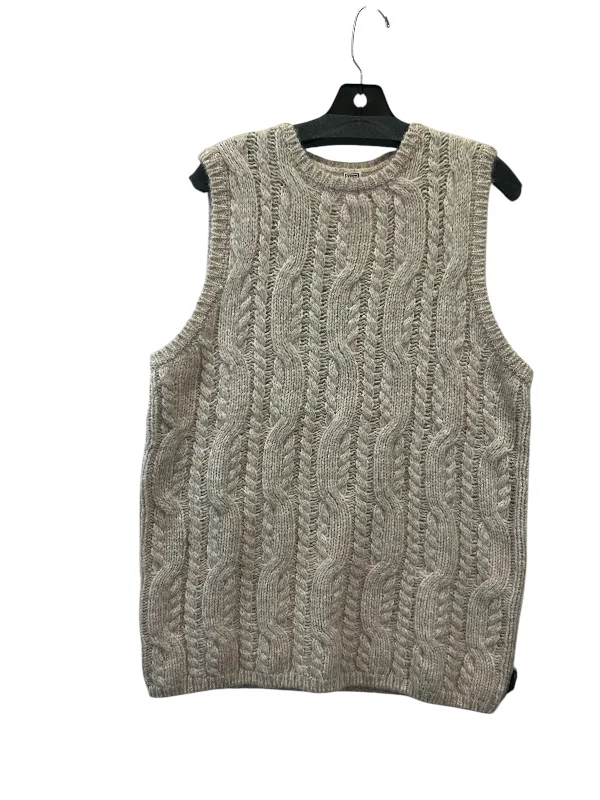 Men's Coats for All SeasonsVest Sweater By TOTEMI In Beige, Size: S
