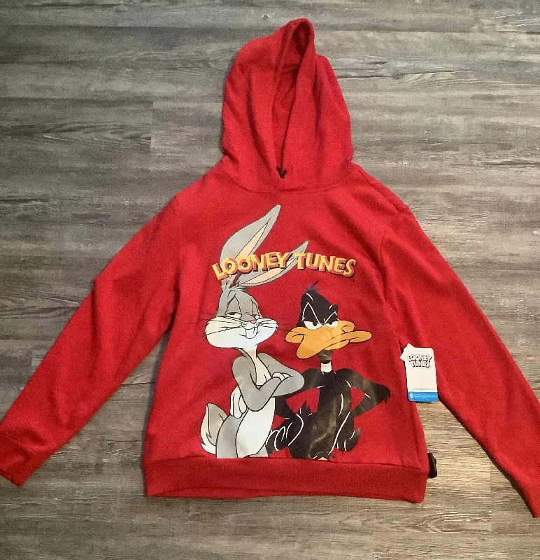 Men's Hoodies with Quick-Dry FabricSweatshirt Hoodie By Clothes Mentor In Red, Size: L Men's Hoodies with Quick-Dry FabricSweatshirt Hoodie By Clothes Mentor In Red, Size: L