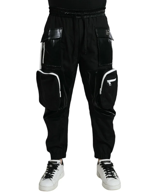 Workwear Men's JeansDolce & Gabbana  Nylon Cargo Jogger Men SweatMen's Men's Pants