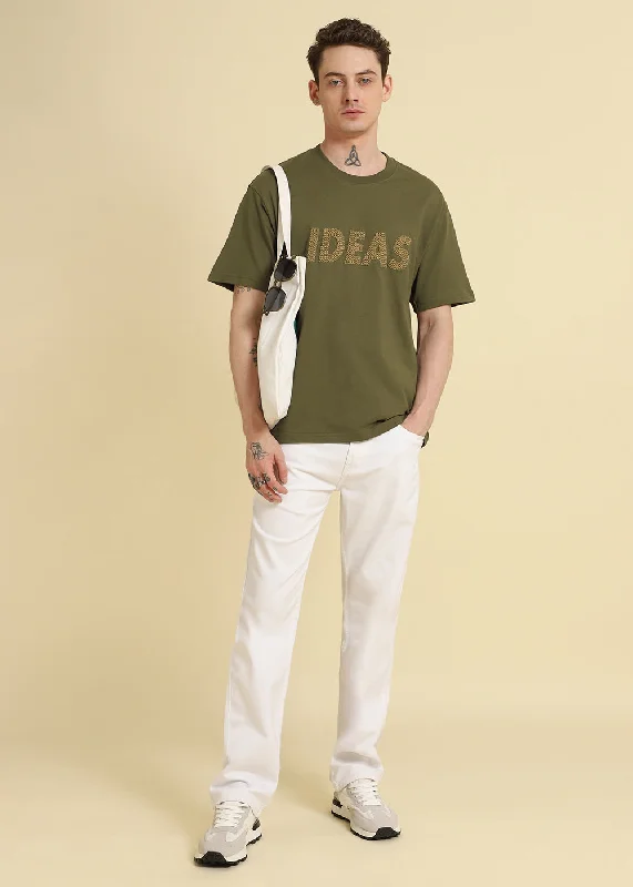 Men's Shirts with Double-Breasted DesignsIdeal Fusion Oversized T-shirt