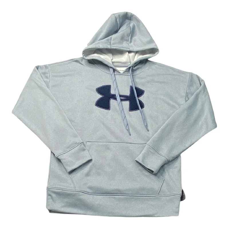 Classic Men's Cotton HoodiesSweatshirt Hoodie By Under Armour In Blue, Size: Xs