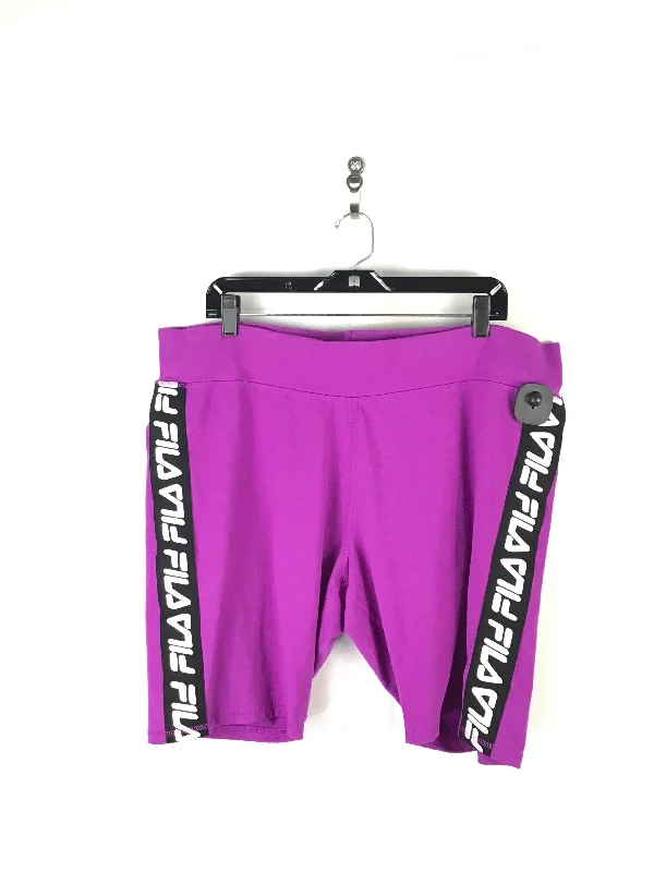 Men's Quick-Dry Beach ShortsAthletic Shorts By Fila In Purple, Size: 3x