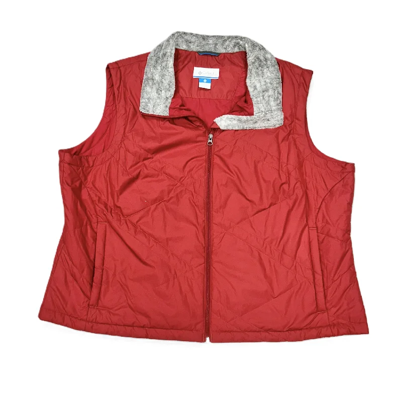 Men's Coats for Everyday WearVest Puffer & Quilted By Columbia In Red, Size: 3x