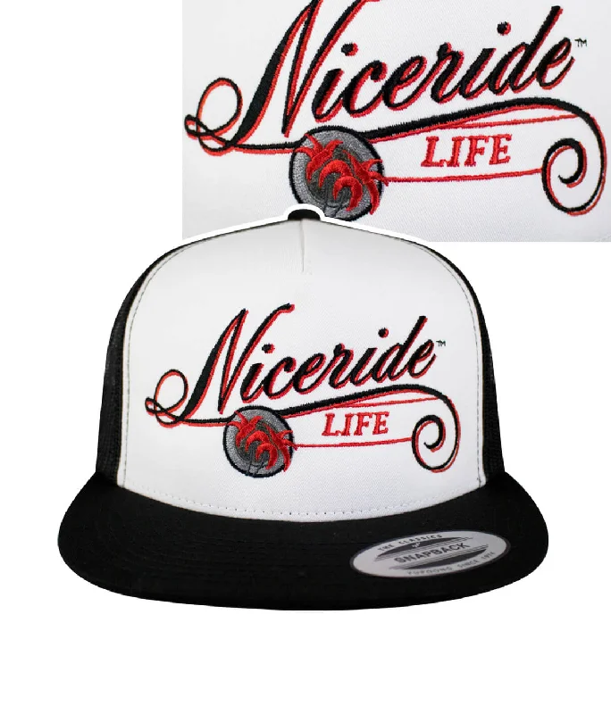 All-Weather Fishing Hats"The LIFE - Red" Trucker Hat
