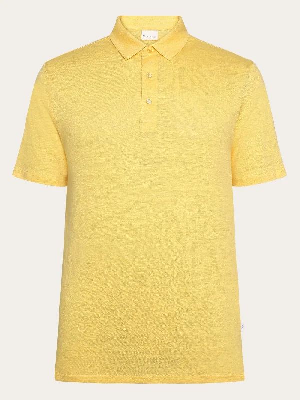 Men's Shirts with Appliquéd SleevesLinen polo - Yarrow