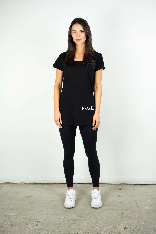 Men's Dressy Shirts for Formal EventsLEILANI TEE BLACK