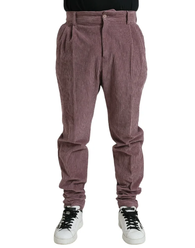 Authentic Raw Denim Men's JeansDolce & Gabbana  Corduroy Cotton Stretch Skinny Men's Pants
