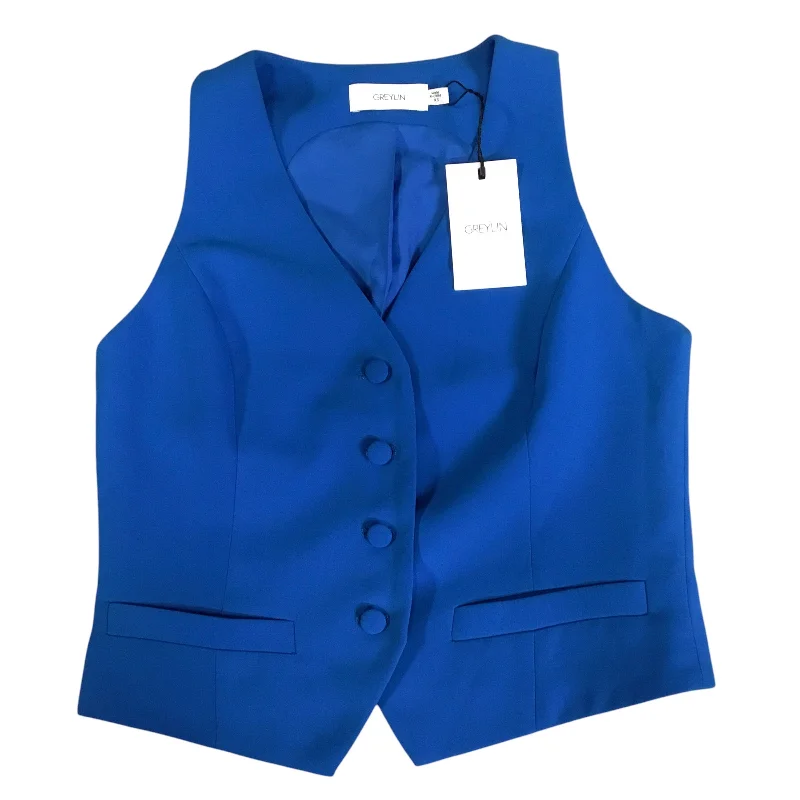 Men's Coats for Big and TallVest Other By Greylin In Blue, Size: Xs