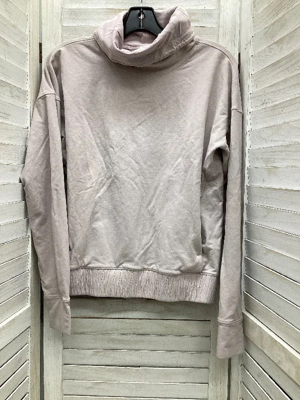 Men's Hoodies with Hidden Pockets for PhonesSweatshirt Collar By Lululemon In Pink, Size: 6 Men's Hoodies with Hidden Pockets for PhonesSweatshirt Collar By Lululemon In Pink, Size: 6