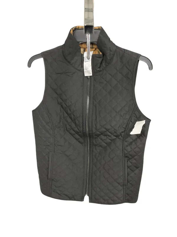 Men's Coats with Ripstop FabricVest Puffer & Quilted By Chicos In Black, Size: 0