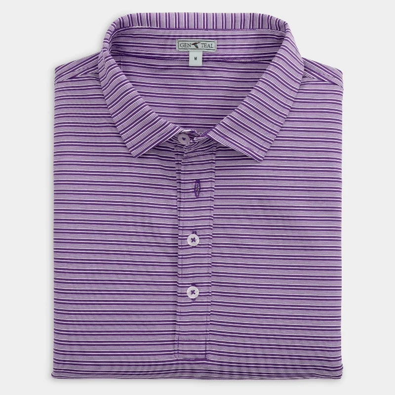 Purple Campus Stripe