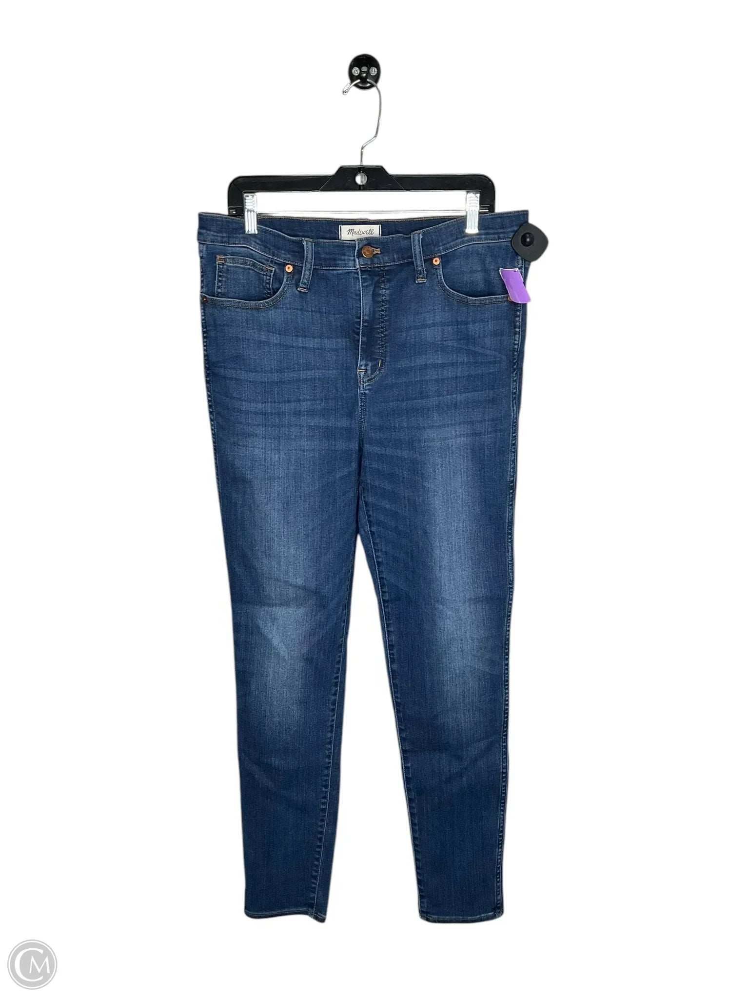 Jeans for Men with a Big BellyJeans Skinny By Madewell In Blue Denim, Size: 14