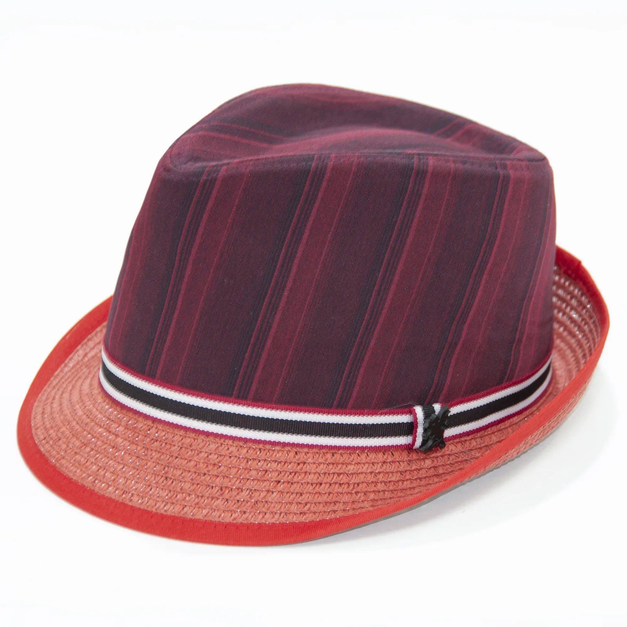 Sun-Protective Fishing HatsRed Trilby Style Fedora