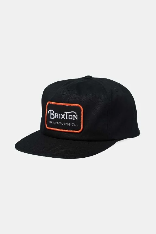 Relaxed Beanie HatsGrade Snapback - Black/Orange/White