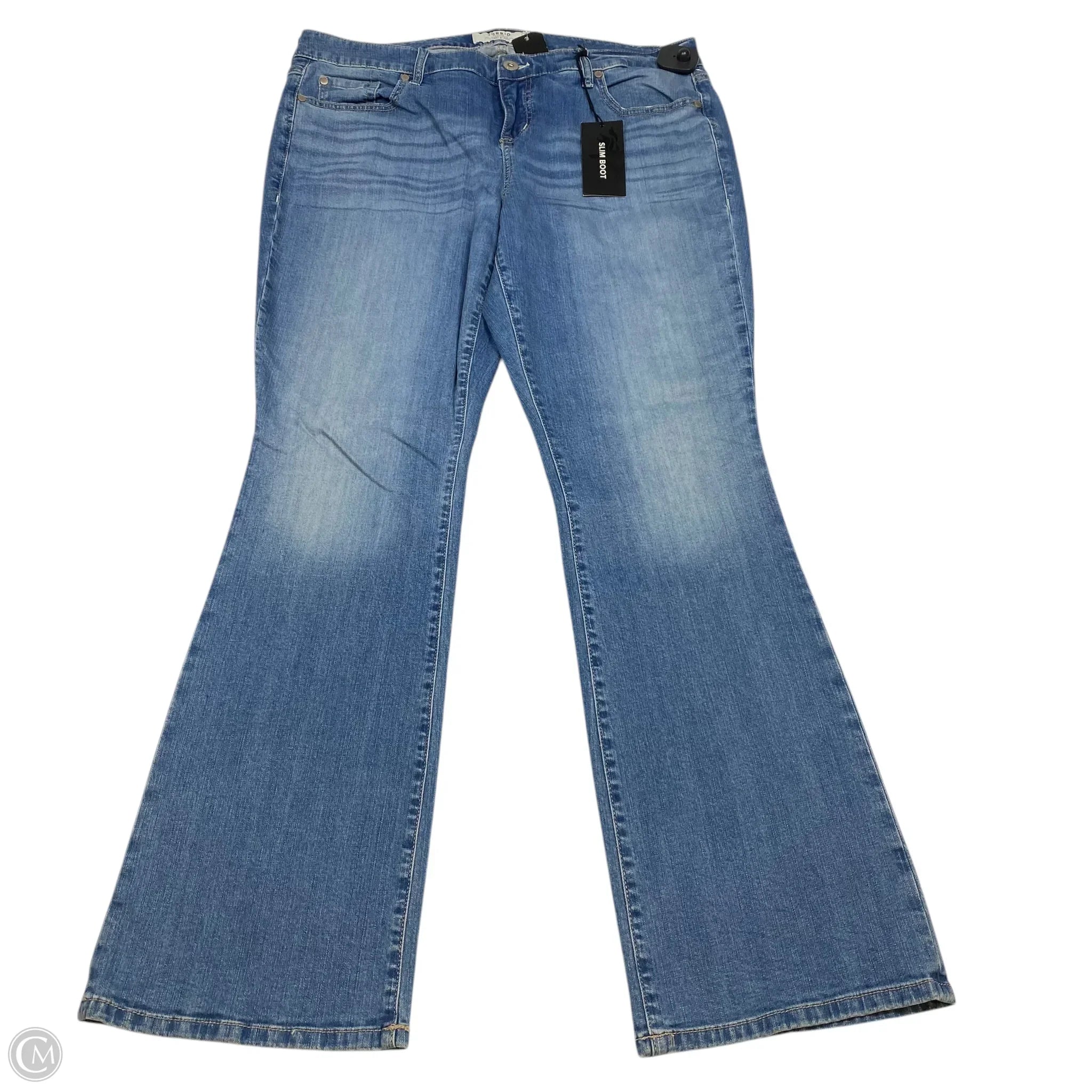 Cool Men's JeansJeans Boot Cut By Torrid In Blue Denim, Size: 16