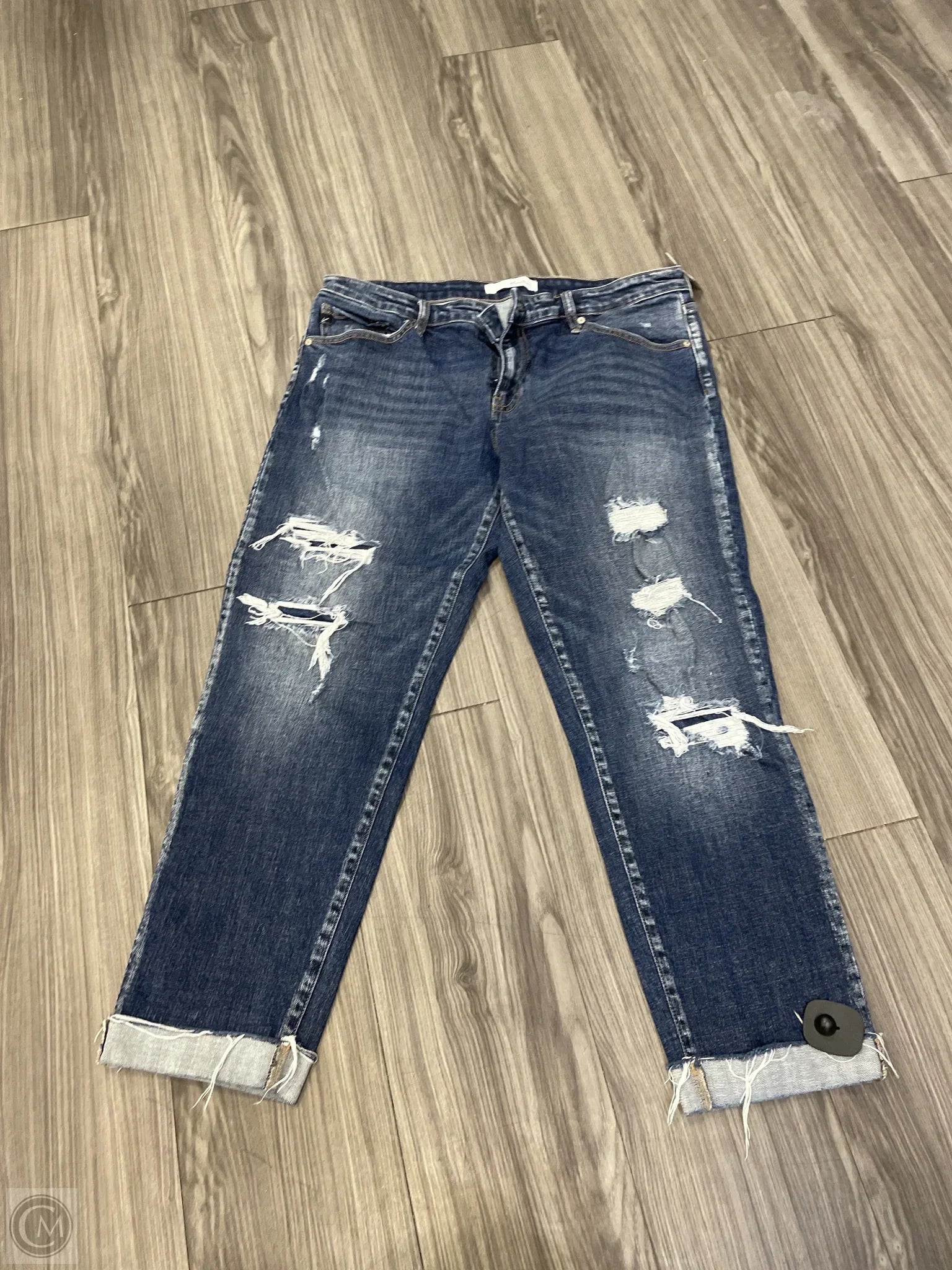 Men's Jeans in Unique PatternsJeans Straight By Kancan In Blue, Size: 16