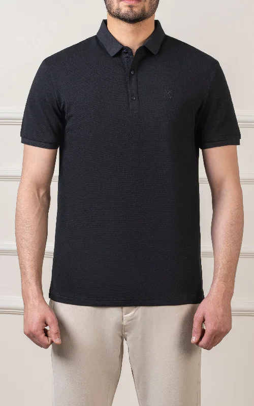 Men's Short-Sleeved ShirtsEXECUTIVE POLO BLACK