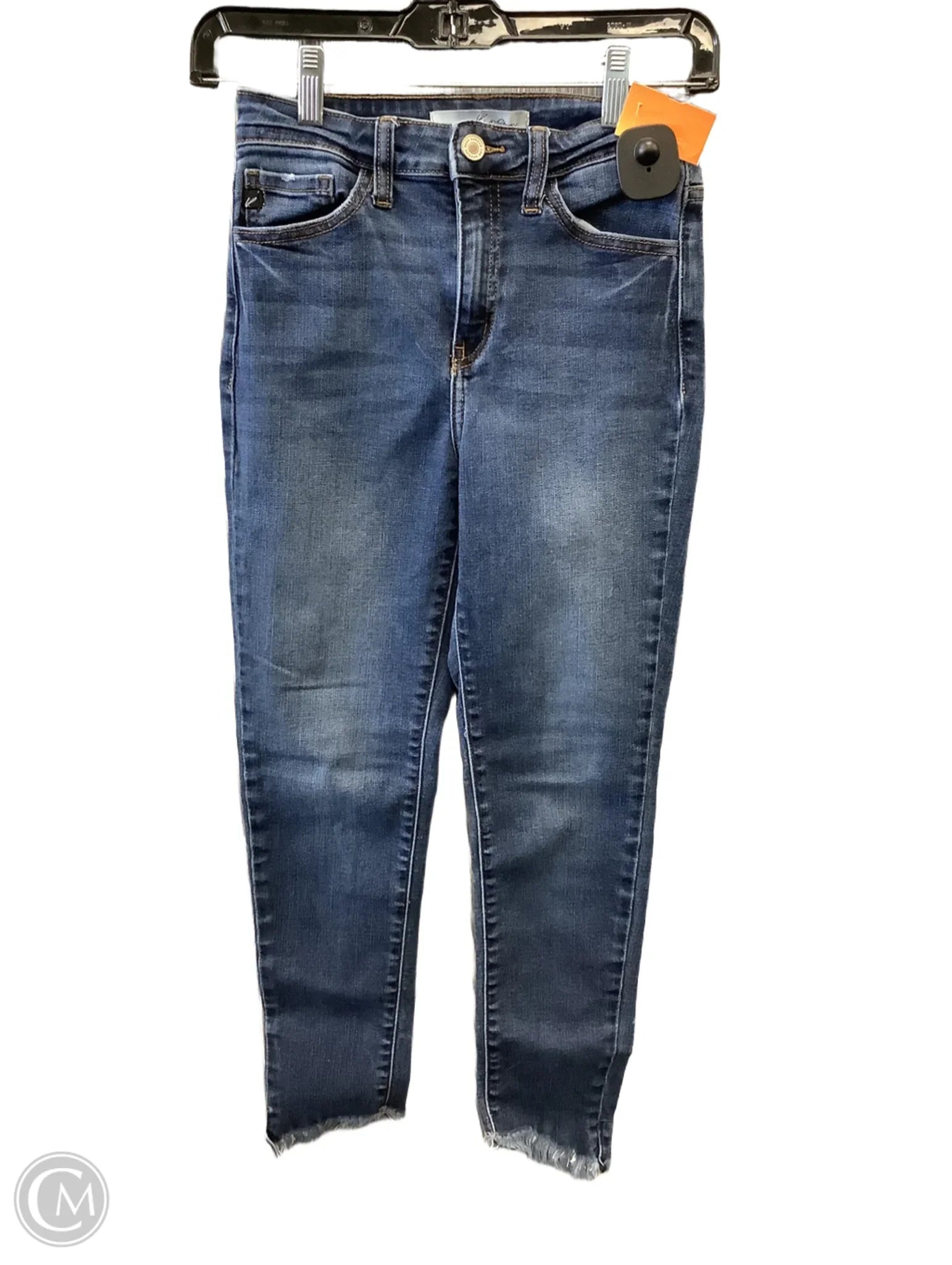 Men's Jeans with EmbroideryJeans Skinny By Kancan In Blue Denim, Size: 0