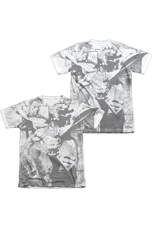 Men's Shirts with Rounded HemlinesSuperman Power Within (Front/Back Print) Adult 65/35 Poly/Cotton Short Sleeve Tee / T-Shirt Men's Shirts with Rounded HemlinesSuperman Power Within (Front/Back Print) Adult 65/35 Poly/Cotton Short Sleeve Tee / T-Shirt