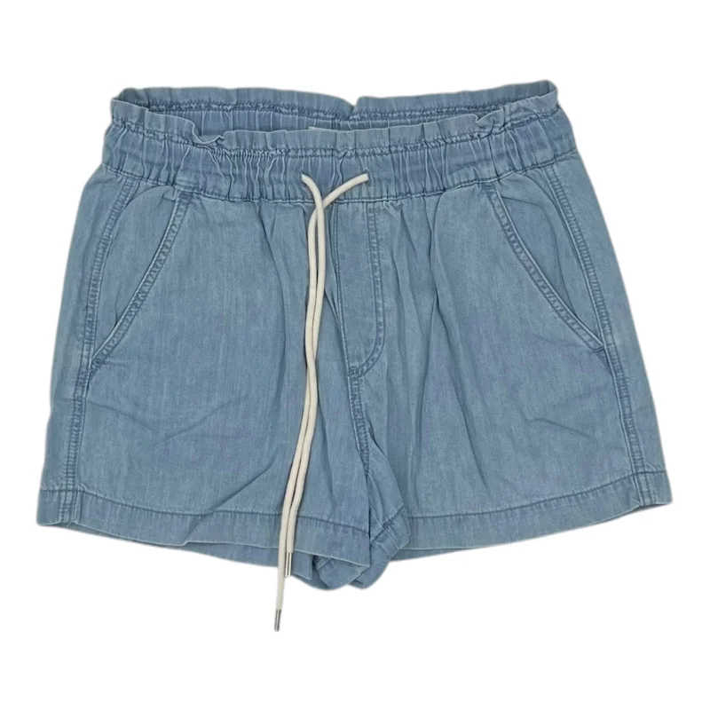 Yoga-Friendly Men's Flex ShortsShorts By Loft In Blue Denim, Size:M