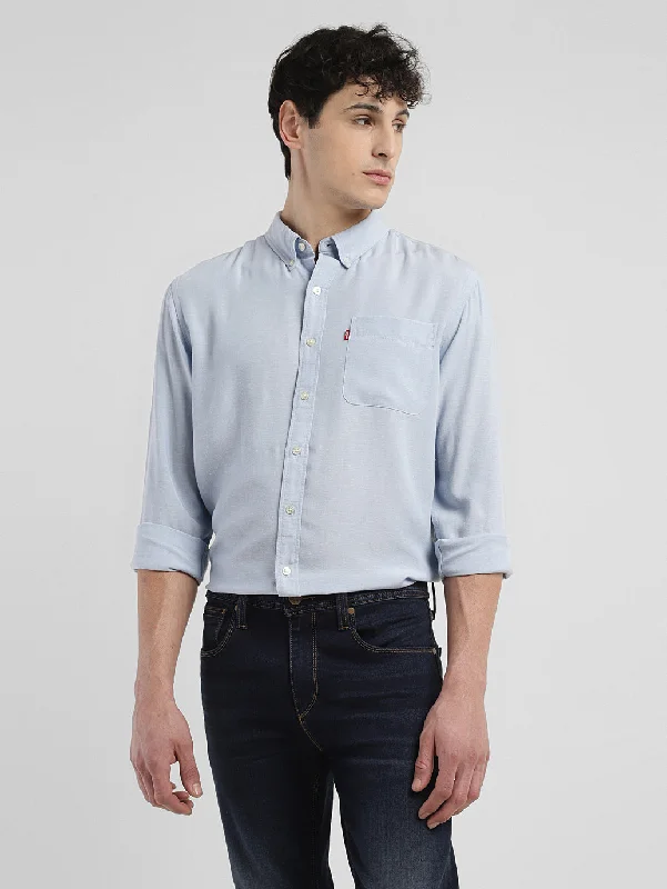Men's Wrinkle-Free Shirts for Easy CareMen's Solid Slim Fit Shirt