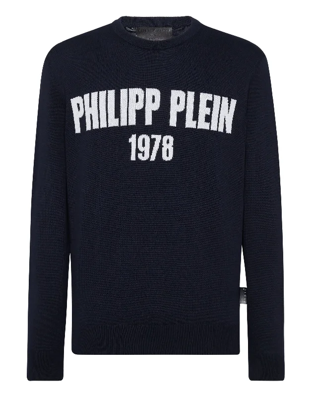 Men's Sweaters with Unique and Custom DesignsRound Neck Pullover 1978
