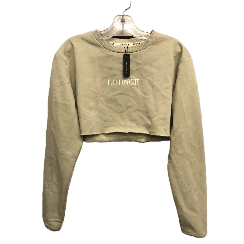Men's Hoodies for RunningSweatshirt Crewneck By Lounge In Green, Size: S