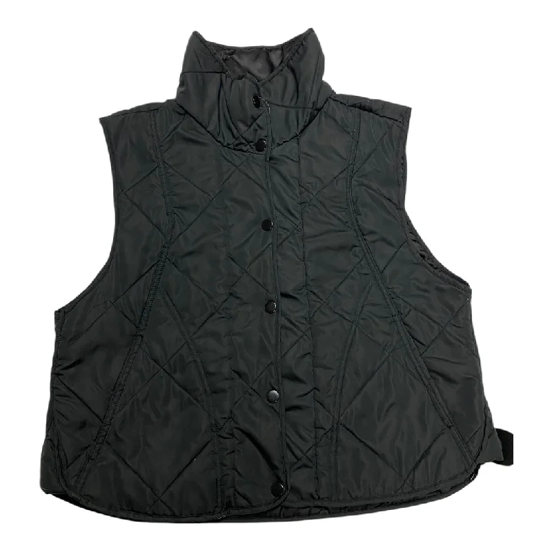 Stylish Men's Biker JacketsVest Puffer & Quilted By Cmc In Black, Size: M