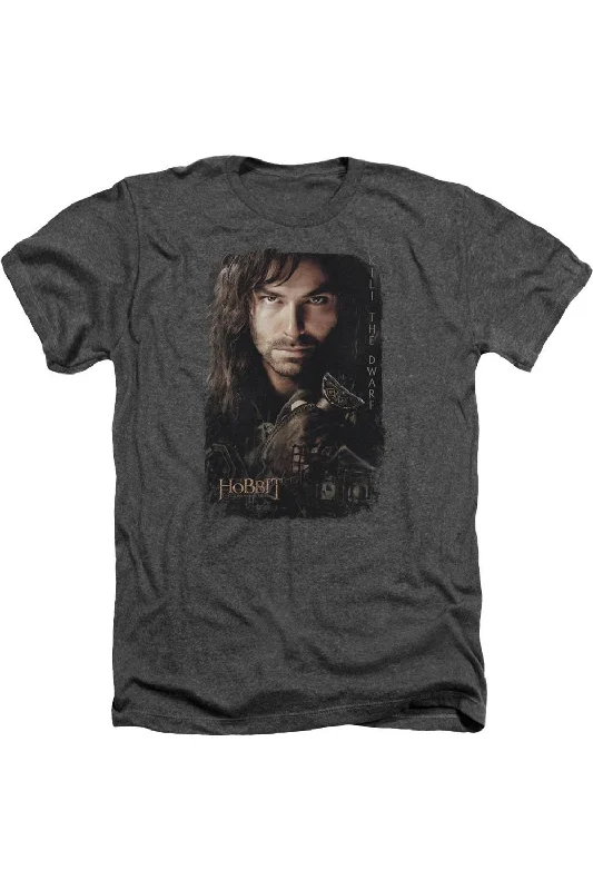 Men's Long-Sleeved ShirtsHobbit Kili Poster Adult Heather Tee / T-Shirt