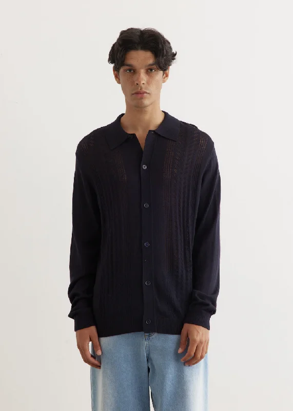 Men's Shirts with Belt AttachmentsThor Long Sleeve Polo