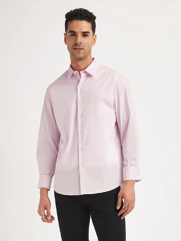 Men's Cowboy Shirts for Western StyleMen's Solid Slim Fit Shirt
