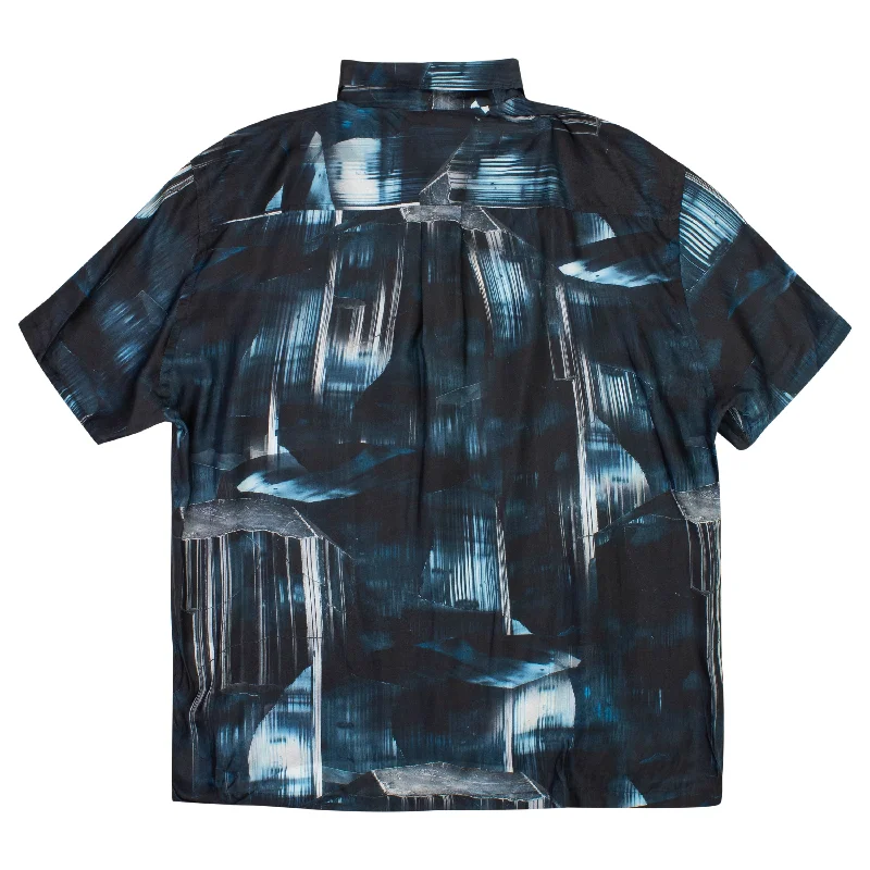 Men's Thermal Shirts for Winter WarmthPhipps S/S Camp Shirt - Indicolite Blue