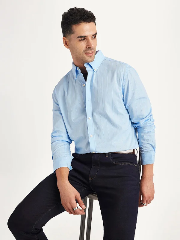 Men's Luxury Shirts for High-End FashionMen's Striped Slim Fit Shirt