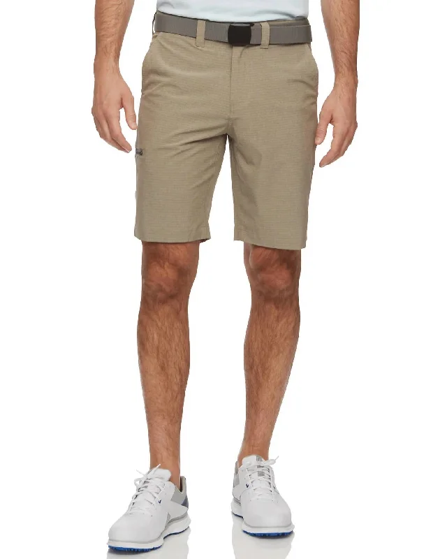 Tailored and Dressy Men's Short PantsMadeflex 8 Inch Short In Khaki