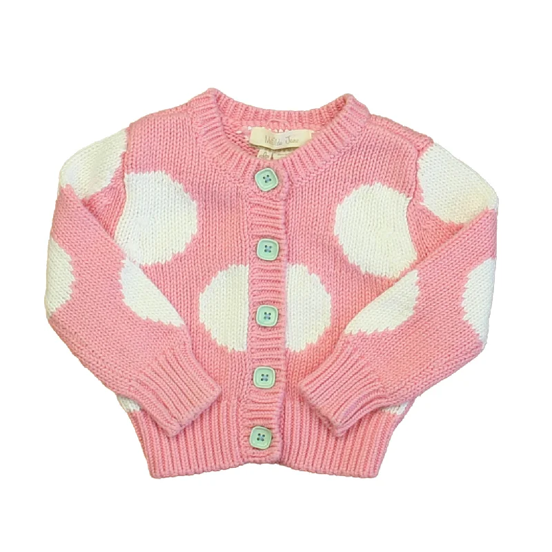 Fitted Men's Slim-Fit SweatersMatilda Jane Girls Pink | White Polka Dots Cardigan