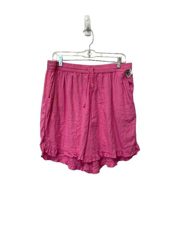 Men's Relaxed-Fit Casual and Loungewear ShortsPink Shorts Crown And Ivy, Size 2x