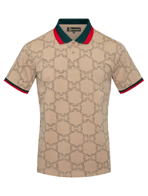 Men's Shirts for HuntingTan G Men's Red and Green Strip Polo Shirt Luxury Fashion Design T-Shirt Regular-Fit Men's Shirts for HuntingTan G Men's Red and Green Strip Polo Shirt Luxury Fashion Design T-Shirt Regular-Fit