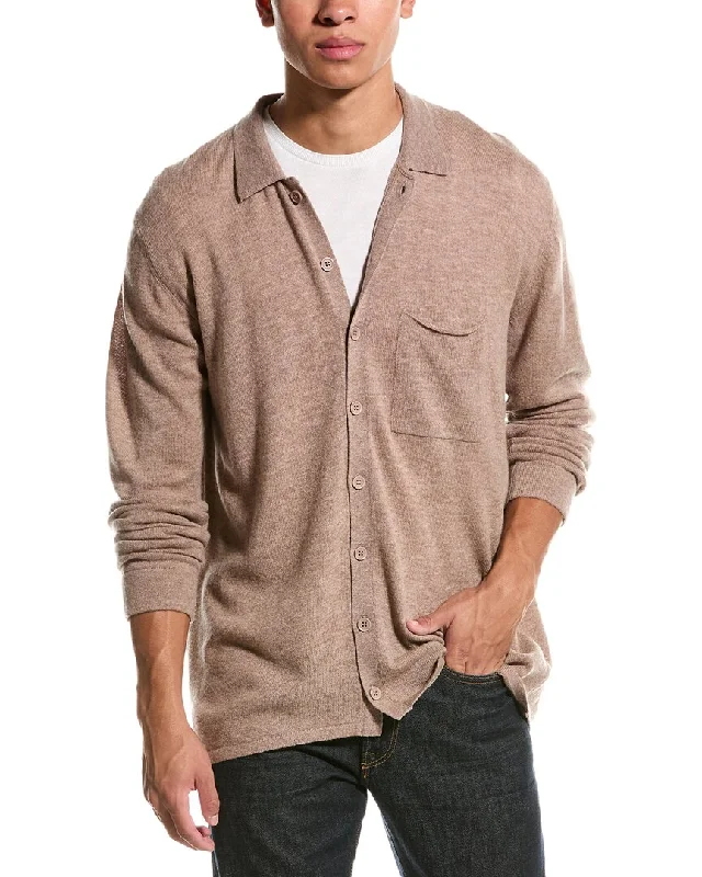 Men's Sweaters for Outdoor ActivitiesBrodie Cashmere Wool & Cashmere-Blend Jamie Shirt Jacket Men's Sweaters for Outdoor ActivitiesBrodie Cashmere Wool & Cashmere-Blend Jamie Shirt Jacket