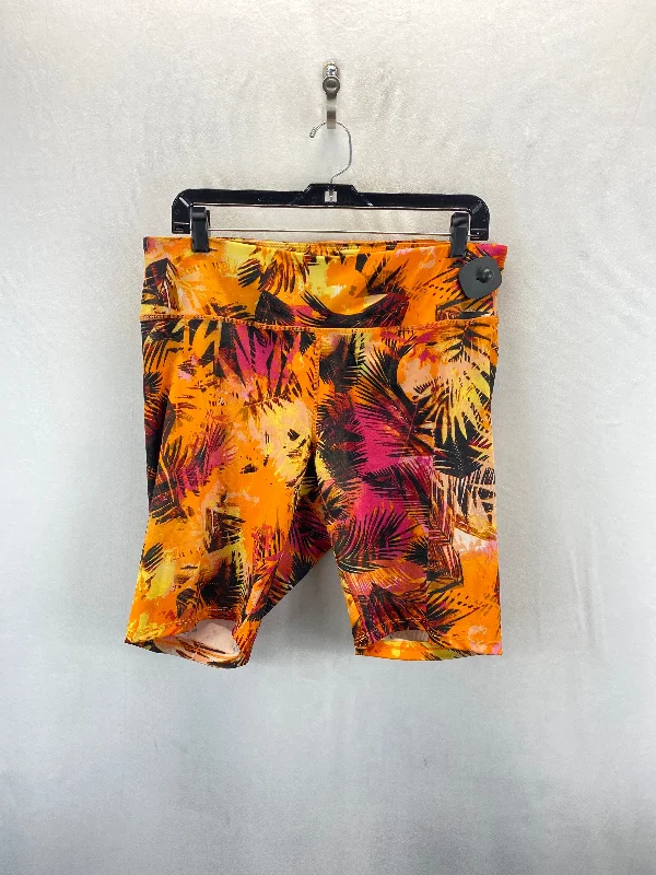 Men's Ripstop Travel Shorts for DurabilityAthletic Shorts By New Look In Tropical Print, Size: 2x