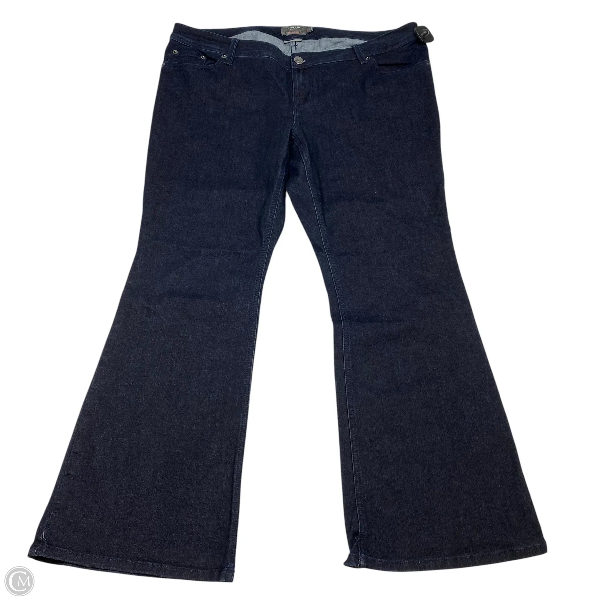 Designer Men's JeansJeans Boot Cut By Torrid In Blue Denim, Size: 16