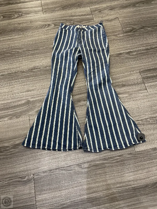 Flexible Stretch Men's JeansJeans Flared By Clothes Mentor In Striped Pattern, Size: 4