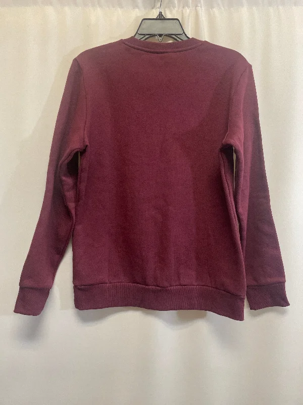 Trendy Men's Patterned HoodiesAthletic Sweatshirt Crewneck By Adidas In Purple, Size: M Trendy Men's Patterned HoodiesAthletic Sweatshirt Crewneck By Adidas In Purple, Size: M