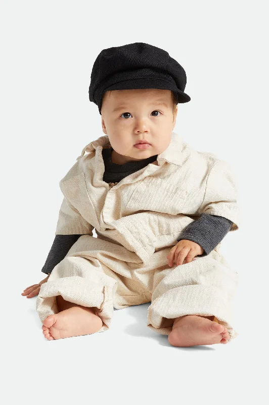 Rainproof Bucket HatsBaby Fiddler Cap - Black