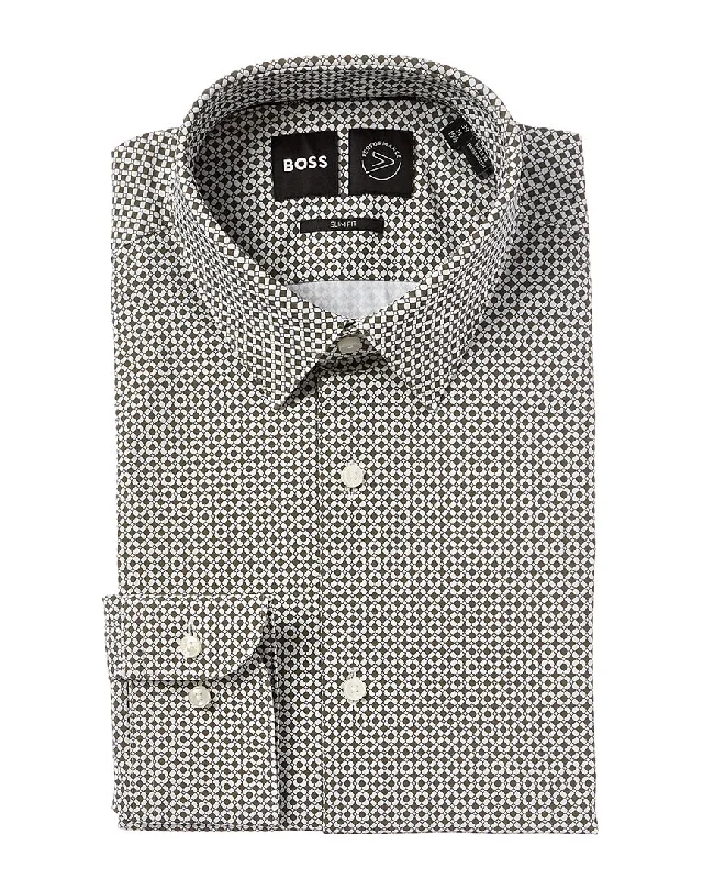 Lightweight Men's Poplin ShirtsBoss by Hugo Boss Slim Fit Dress Shirt