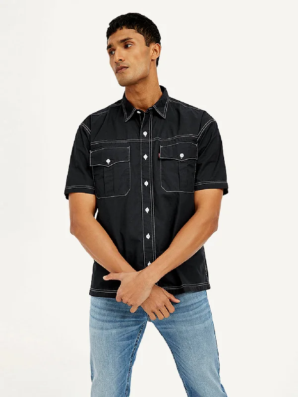 Men's Striped Long-Sleeve Shirts for a Maritime FeelMen's Solid Relaxed Fit Utility Shirt Men's Striped Long-Sleeve Shirts for a Maritime FeelMen's Solid Relaxed Fit Utility Shirt