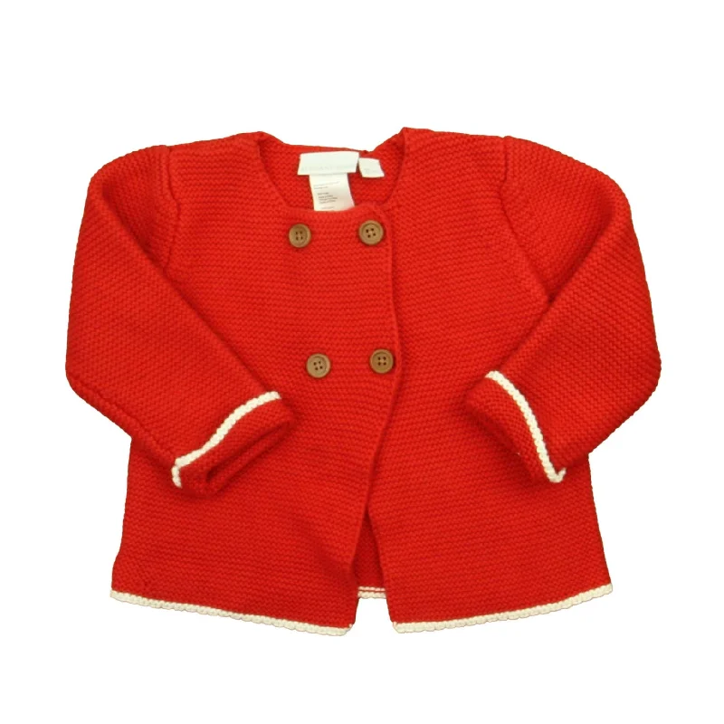 Casual Men's Pullover SweatersElegant Baby Girls Red Cardigan