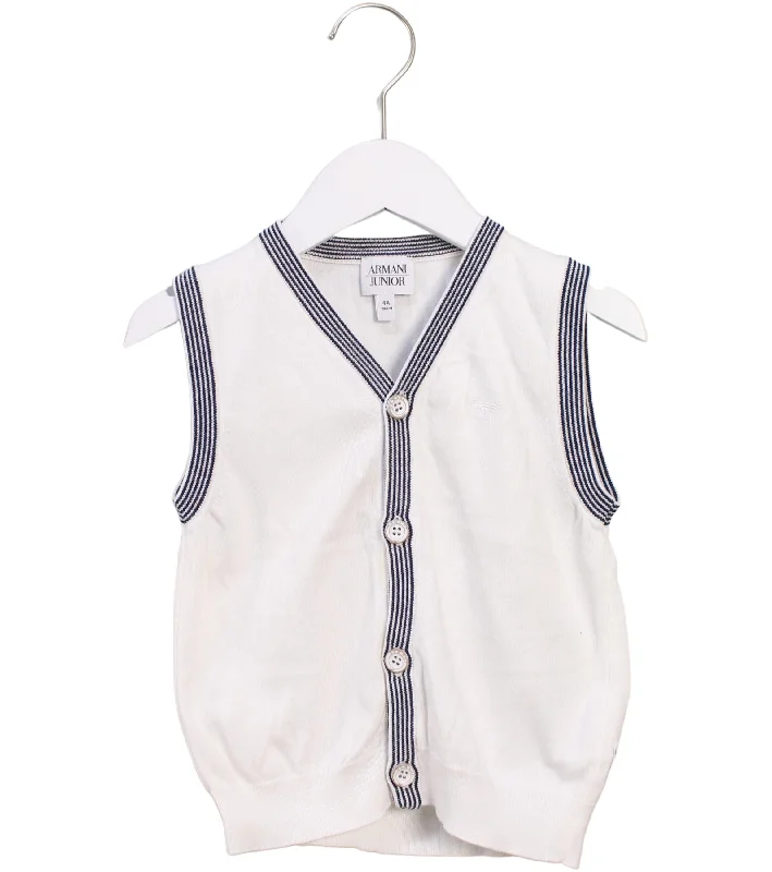 Men's Sweaters with High-Low HemlinesArmani Sweater Vest 4T