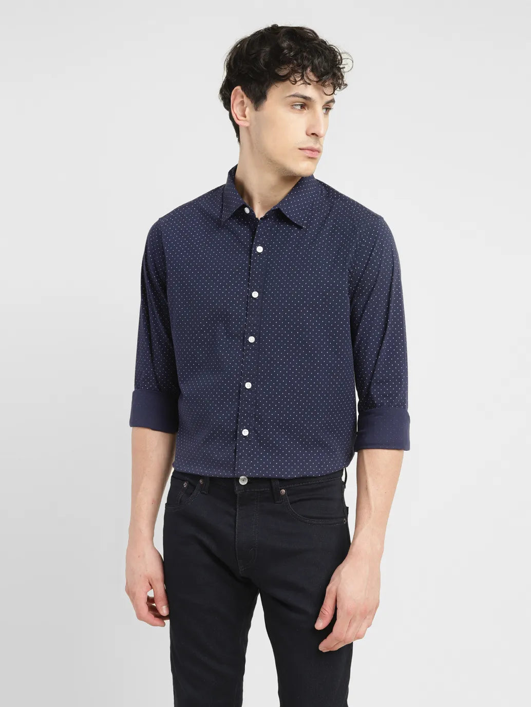 Men's Unique Dress Shirts for a Statement LookMen's Print Slim Fit Shirt