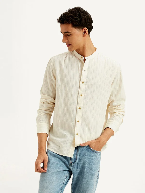 Men's Camouflage Shirts for an Outdoor AppealMen's Textured Slim Fit Shirt